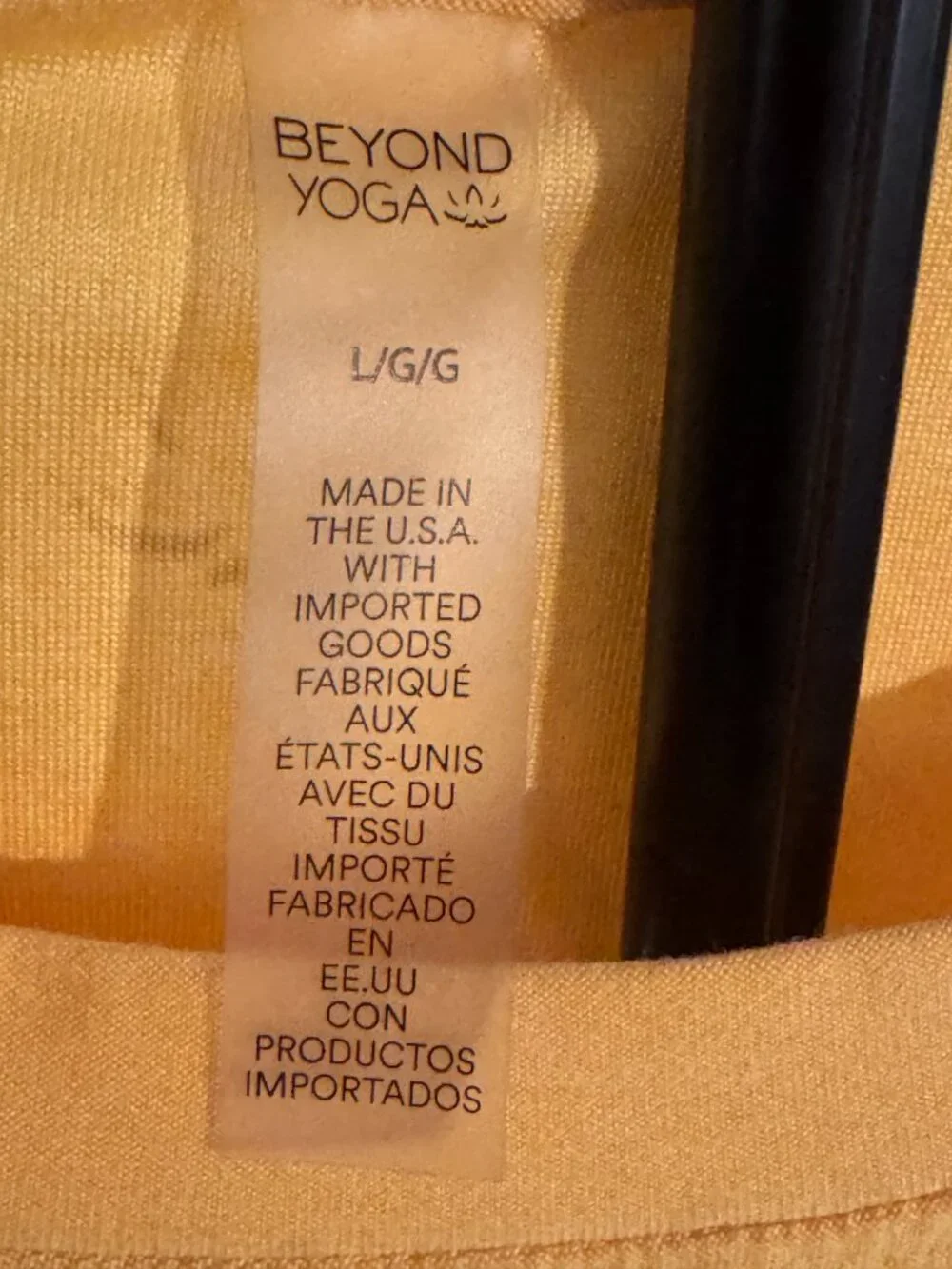 Beyond Yoga 2 Piece Set - Open Back Crop Top & Matching Legging US Size Large - Picture 7 of 11